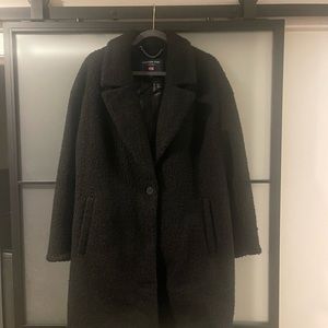 London Fog Long Boucle Coat XL